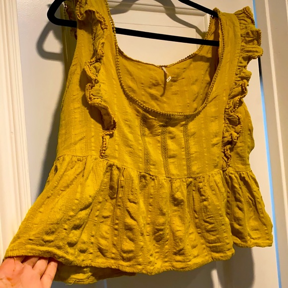 Free people cropped bohemian blouse - Picture 3 of 7